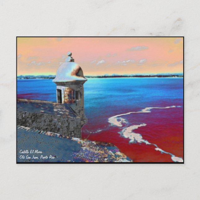 Cartão Postal Castillo El Morro -1 Cartão-postal (Frente)