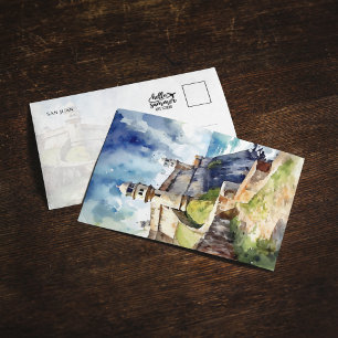 Cartão postal Castillo San Felipe del Morro Porto 