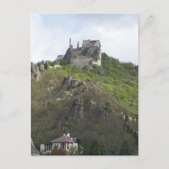 Cartão Postal Castle Durnstein Alemanha (Frente)