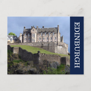 Cartão Postal Castle edinburgh