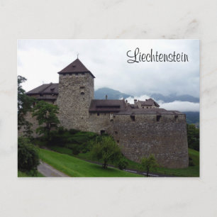 Cartão Postal Castle liechtenstein vaduz
