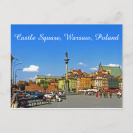 Cartão Postal Castle Square, Varsóvia, Polônia