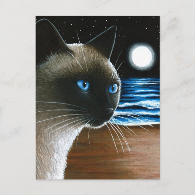 Cartão Postal Cat 396 Siamês (Frente)