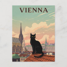 Cat em Viena, Áustria, Viagem