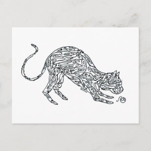 Cartão Postal CAT - feito de MICE