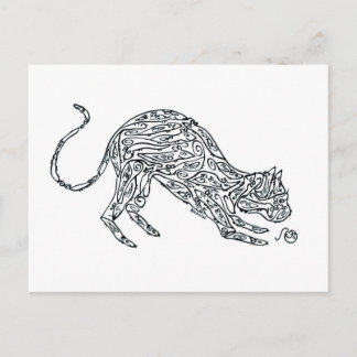 Cartão Postal CAT - feito de MICE