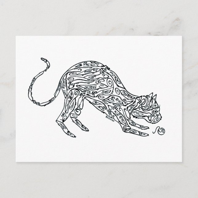 Cartão Postal CAT - feito de MICE (Frente)