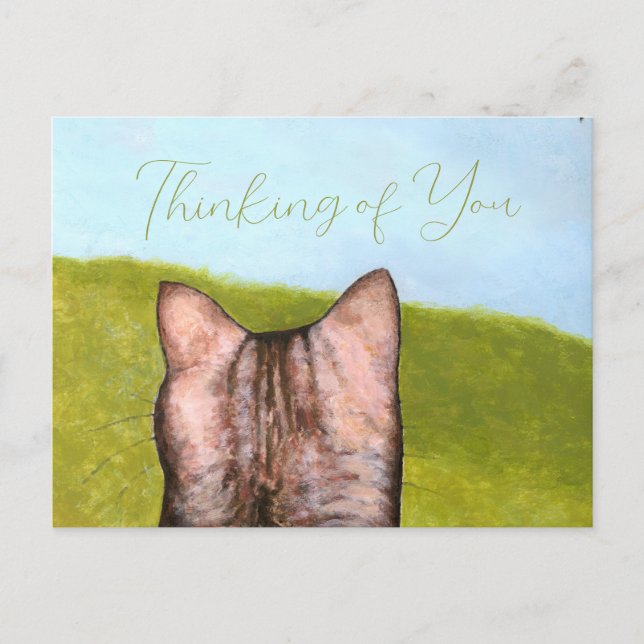 Cartão Postal Cat in the Window  (Frente)