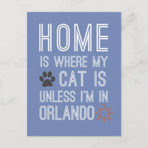 Cartão Postal Cat Lovers em Orlando