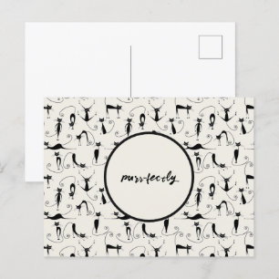Cartão Postal Cat Personalizável Puro-Infeccioso