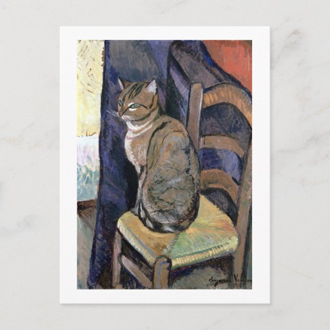 Cartão Postal Cat, Suzanne Valadon (Frente)