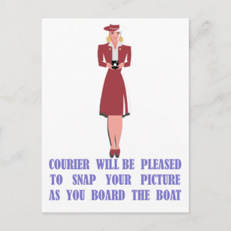Cartão Postal Catalina Courier