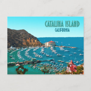 Cartão Postal Catalina Island Papais noeis Catalina California V