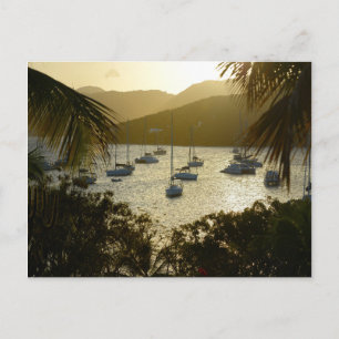 Cartão Postal Catamarãs e veleiros