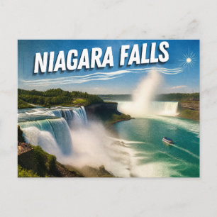 Cartão Postal Cataratas de Niágara Nova York