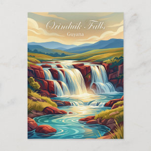 Cartão Postal Cataratas de Orinduik Guiana