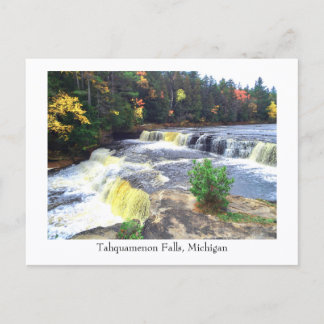 Cartão Postal Cataratas de Tahquamenon, Michigan
