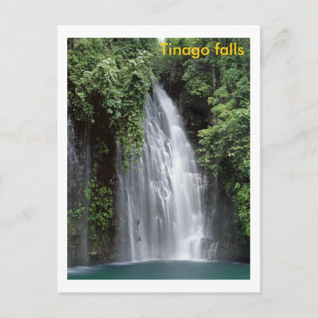 Cartão Postal Cataratas de Tinago (Frente)