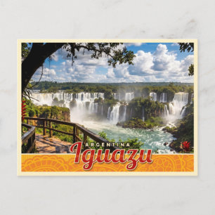 Cartão Postal Cataratas do Iguaçu Argentina Viagem Cênica