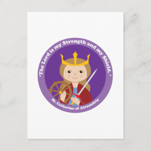 Cartão Postal Catarina de Alexandria