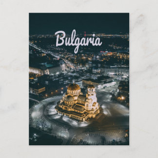 Cartão Postal Catedral da Bulgária Capital Sofia Alexander Nevsk