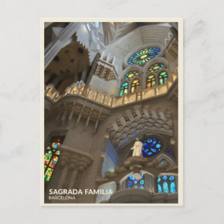 Cartão Postal Catedral da Sagrada Família