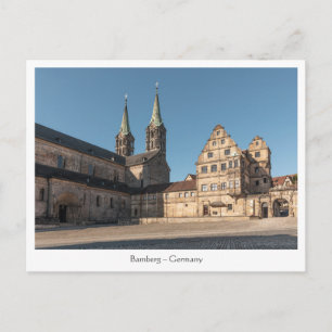 Cartão Postal Catedral de Bamberg, Alemanha