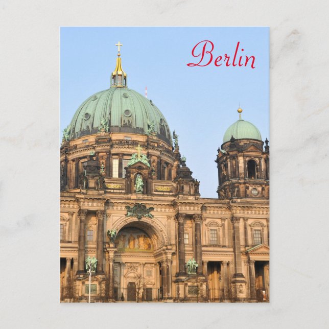 Cartão Postal Catedral de Berlim (Berliner Dom) (Frente)