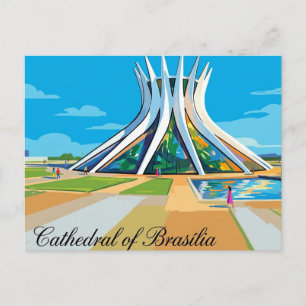 Cartão Postal Catedral de Brasília Brasil