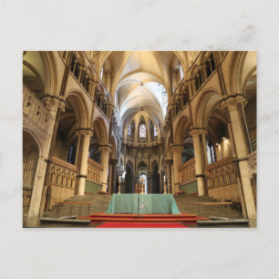 Cartão Postal Catedral de Cantuária, Kent, Reino Unido