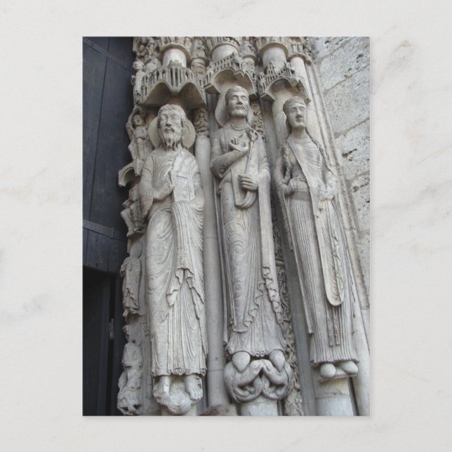 Cartão Postal Catedral de Chartre (Frente)