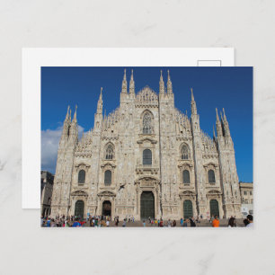 Cartão Postal Catedral de Duomo di Milano   Milão, Itália