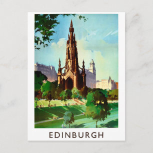 Cartão Postal Catedral de Edimburgo, Escócia, Reino Unido