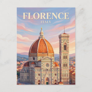 Cartão Postal Catedral de Florença Itália