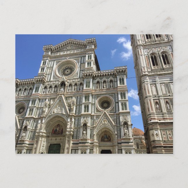 Cartão Postal Catedral de Florença Itália (Frente)