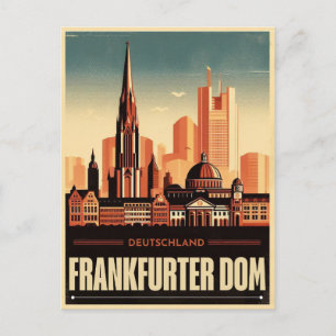 Cartão Postal Catedral de Frankfurt am Main Frankfurt