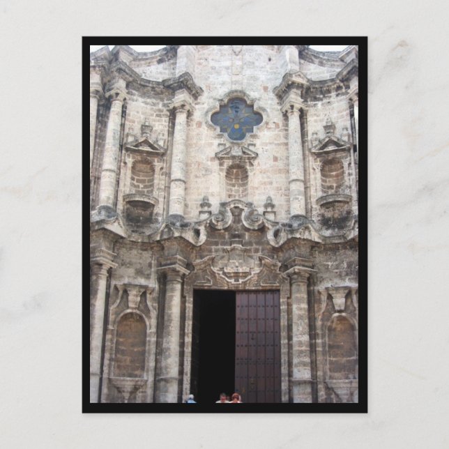 Cartão Postal catedral de havana (Frente)