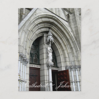 Cartão Postal Catedral de Jacarta Indonésia