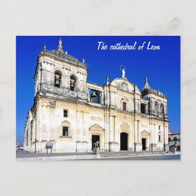Cartão Postal Catedral de Leão (Frente)