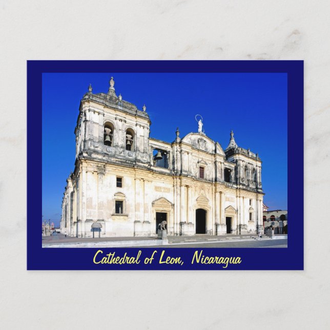 Cartão Postal Catedral de Leão (Frente)