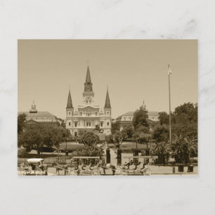Cartão Postal Catedral de Louis, Nova Orleans