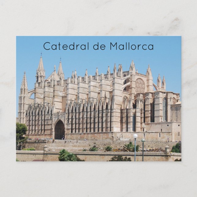 Cartão Postal Catedral de Mallorca (Frente)