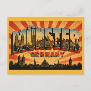 Cartão Postal Catedral de Münster Alemanha