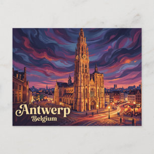 Cartão Postal Catedral de Nossa Senhora Bélgica