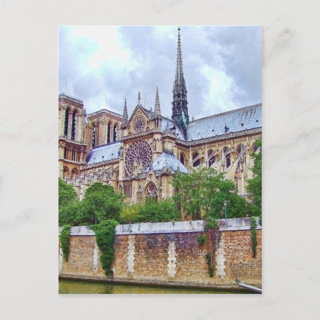 Cartão Postal Catedral de Notre-Dame 2 (Frente)