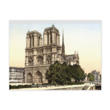 Catedral de Notre Dame c1890, Impressão francesa v