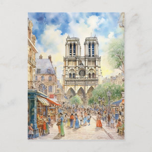 Cartão Postal Catedral de Notre Dame em Paris
