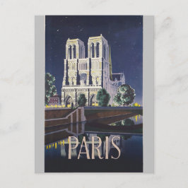 Cartão Postal Catedral de Notre Dame Paris França Vintage
