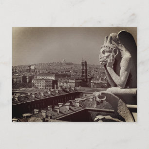 Cartão Postal Catedral de Notre Dame Paris França vintage pensad