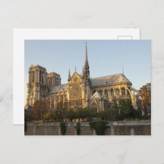Cartão Postal Catedral de Notre Dame Spier, Paris, França